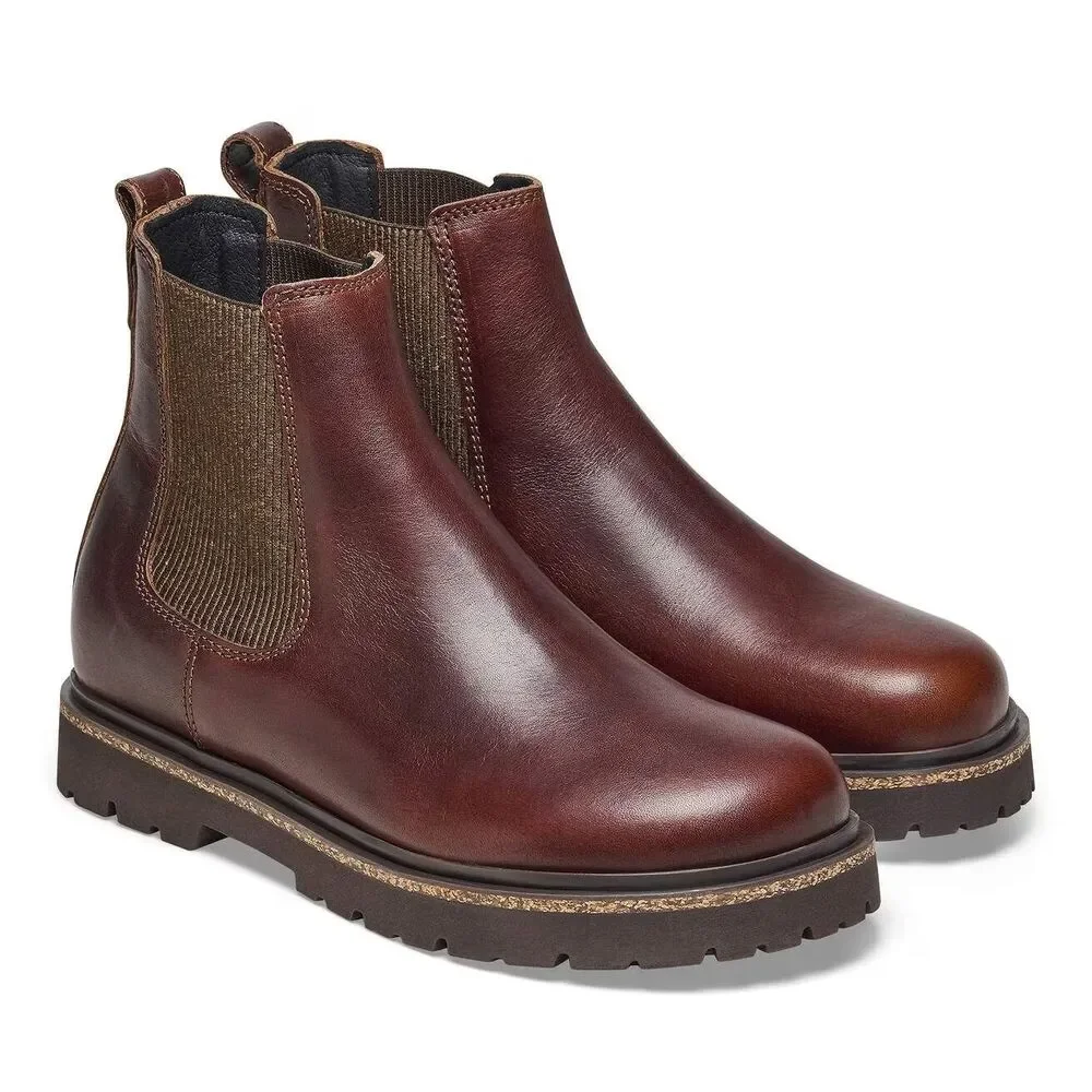 Birkenstock‎ Men's Highwood Slip On Chelsea Ankle Boots Chocolate EU 45 NEW
